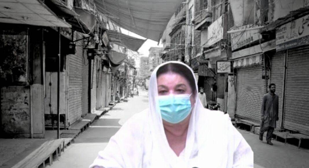 Yasmin rashid announced 15 days lockdown in Lahore