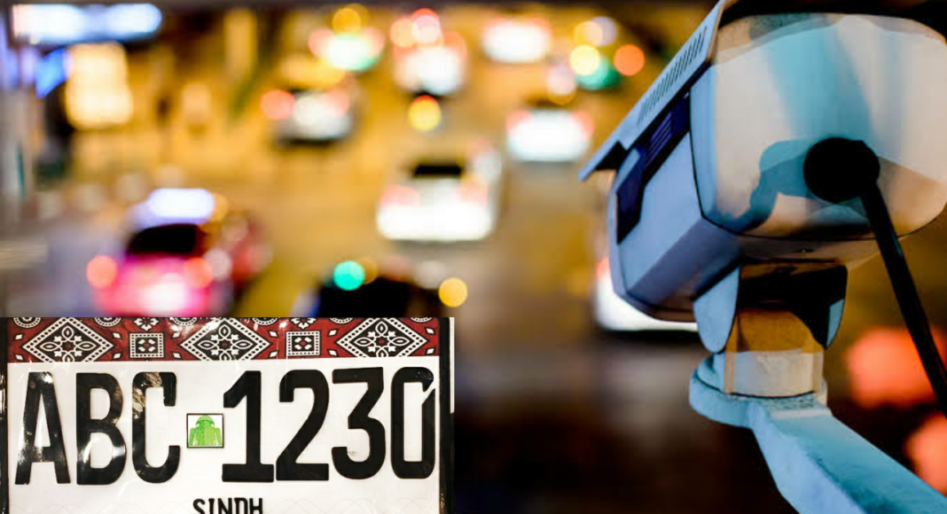 Sindh introduced the camera readable number plates