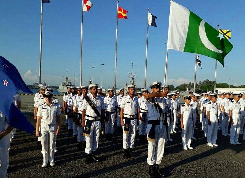 Pakistan Navy wellcomes the 45 Countries for AMAN-21