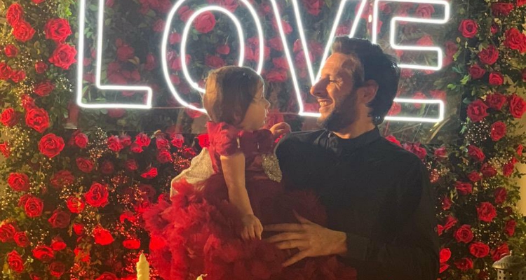 Former Captain Shahid Afridi celebrates his daughter Arwa first birthday