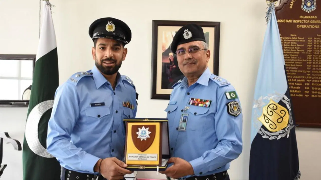 Haris Rauf appointed as Islamabad Police's goodwill ambassador and honorary DSP.