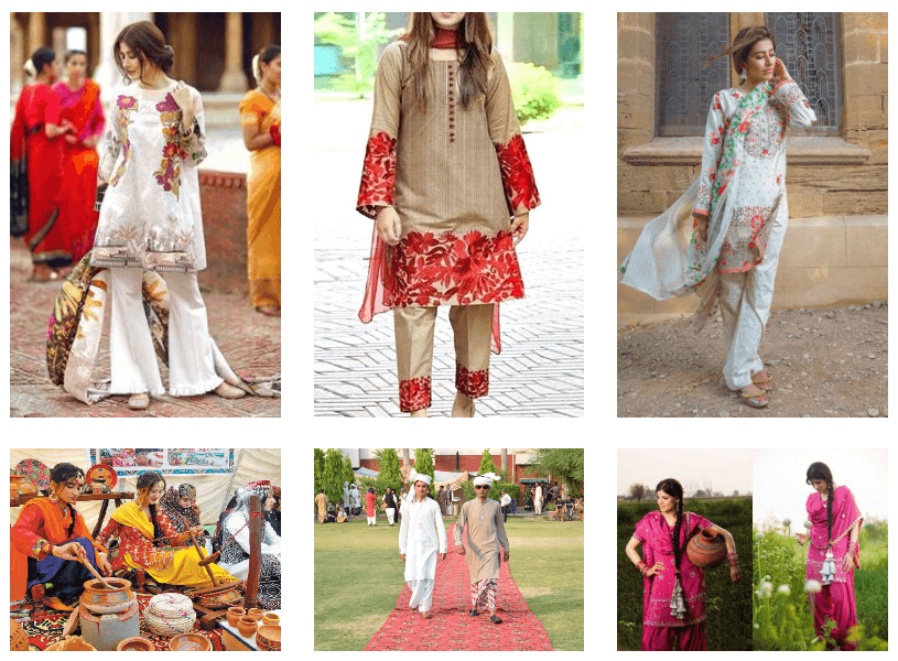 Traditional dresses of Pakistan