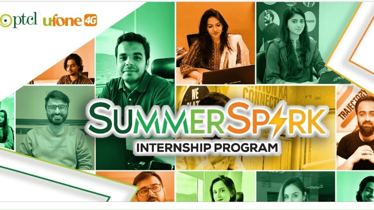 PTCL summer spark internships