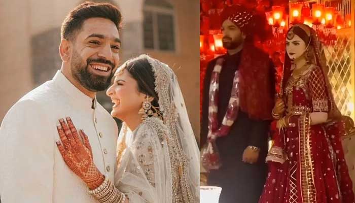 Cricketer Haris Rauf And Muzna Masood Malik A Captivating Wedding Celebration Life In Pakistan